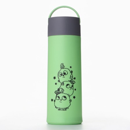 Water bottle "Birds", 420 ml, glass-1