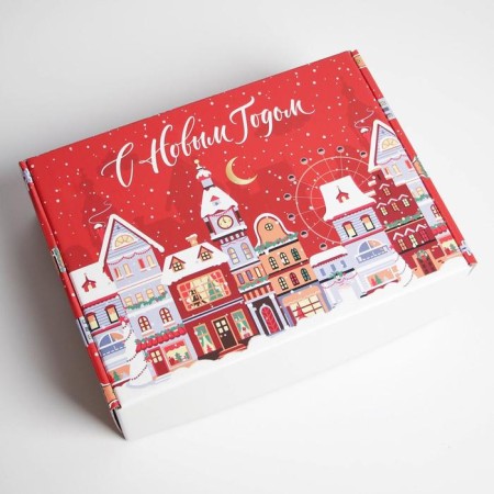 Folding box "Happy New Year", 30.7 x 22 x 9.5 cm, new year-5
