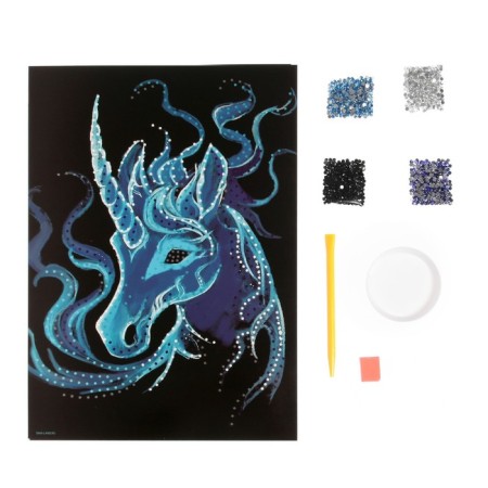 Diamond mosaic "Mysterious unicorn"-3