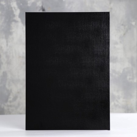 Address folder "universal" black, boumvinyl, a4