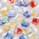 Decor Glass "Square" (240-250 g 33 pcs) mix
