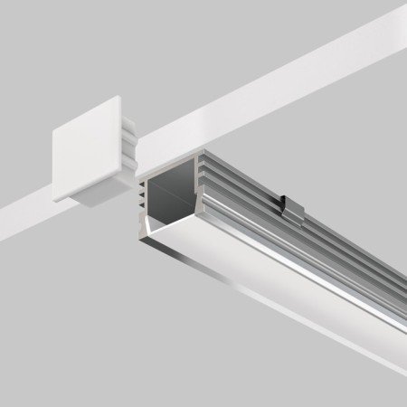 Aluminum profile LED Strip Alm005S-2M, 200x1.6x1.2 cm, silver color-4