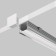 Aluminum profile LED Strip Alm005S-2M, 200x1.6x1.2 cm, silver color