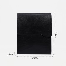 Male bag, black color