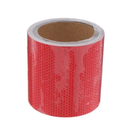 Reflective tape, self -adhesive, red, 10 cm x 5 m-1