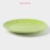 Board ceramic dining shade "Green peas", D = 27 cm, green color