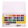 Watercolor paints, + 2 pieces of brushes, in a plastic box, 36 colors