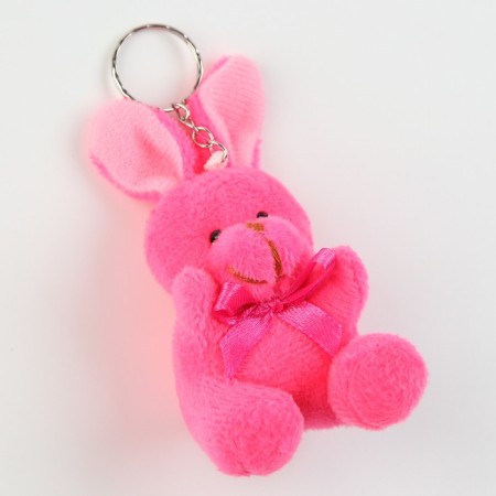 Soft toy "Rabbit" on the suspension, 7 cm, color mix-13