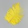 Feather of ostrich 15-20 cm, yellow