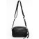 Bag Cross-Body Women's, genuine leather, Ludor black, 21x8x14 cm