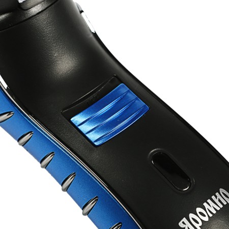 Elektrifvita "Yaromir" Yar-101, 3 watts, rotor, 3 heads, trimmer, battery, black-blue-1