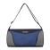 Sports bag with lightning, long belt, black/blue color