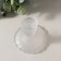 Glass of Glass for 1 candle "Geneva" Matte transparent d = 2 cm 8x8x10 cm