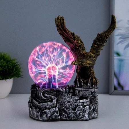 Plasma ball "Eagle" gray 14x9x22 cm Risalux