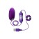 Vibroyaite with the Toyfa A-Toys Shelly control panel, silicone, purple color