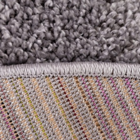 Sheggy carpet is round 80x80 cm, polypropylene 100%, juts-2