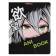 Notebook of 48 sheets in the “Anime Eye” cage, cover coated cardboard, softTouch, texture, mix