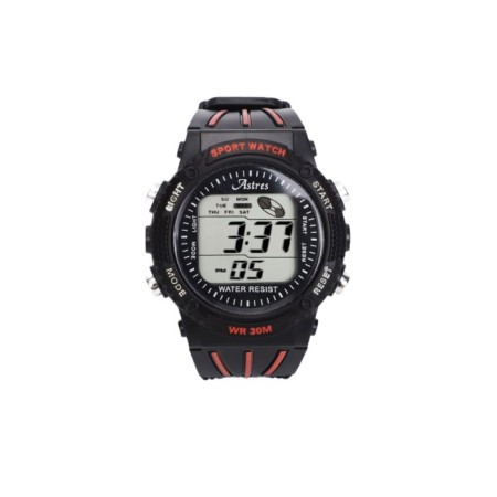 Electronic watch watches Astres Sport, D-4.5 cm, silicone strap, waterproof