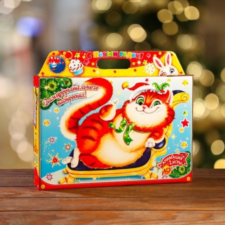 Gift box "Fluffy cat", 31 x 6.5 x 21.5 cm