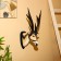 Panel wall "Gazelle" Albezia 30x20x40 cm