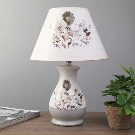 Table lamp "Flower range" 1xe14 40W White-gray 25x25x36 cm Risalux