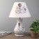 Table lamp "Flower range" 1xe14 40W White-gray 25x25x36 cm Risalux