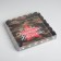 Cookie box, confectionery packaging with PVC lid, February 23, 21 x 21 x 3 cm