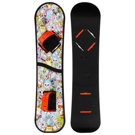 Snowboard Children's Snow Cat with lightweight mounts, 95 cm, colorful color-2