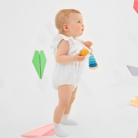 Body Children's Minaku, white color, height 62-68-2