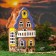 Aroma lace house "Veranda", 18 cm, handmade, mix,