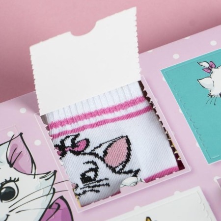 Gift set of socks Advent, 6 pairs "Marie", cats aristocrats, 16-18 cm-1