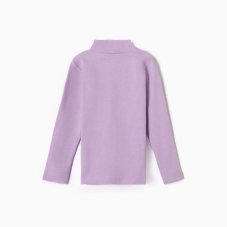 Turtleneck for girls, lilac color, height 116 cm-3