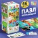 Training puzzle "Study animals", with stickers and cards