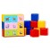 Cubes for kids "animals", plastic, colored, 9 pieces, 4 x 4 cm, according to the Montessori methodology