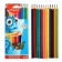 Plastic pencils 12 colors, Maped Pulse, three -sided