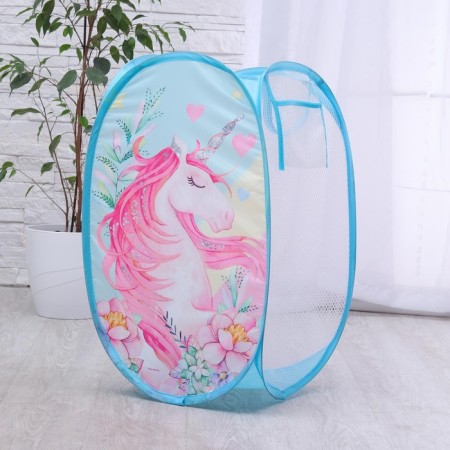 Basket for storing toys "Unicorn" 57x34x34 cm-3