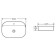 Grossman GR-3027 sink, oval, 595 x 425 mm, white