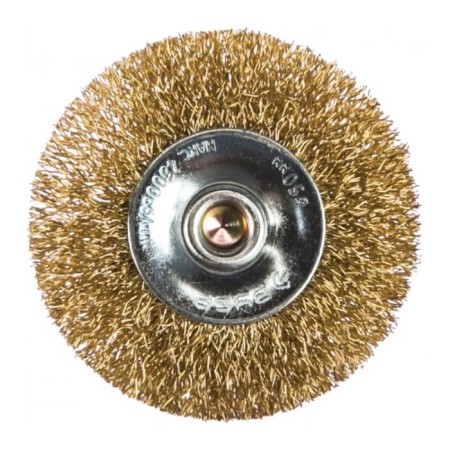 Brush brush 3520-050_z02, disc, twisted, brass, steel, 0.3 mm, 50 mm 954524-1