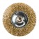 Brush brush 3520-050_z02, disc, twisted, brass, steel, 0.3 mm, 50 mm 954524