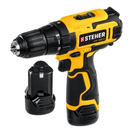 Drill screwdriver brush Steher CD-120-2, 350-1350 rpm, 2 AKBX2 ACh, 2 Skor., 30 Nm-3