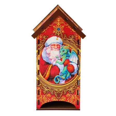 Tea house "Santa Claus" 19.2 x 8.6 cm.-2