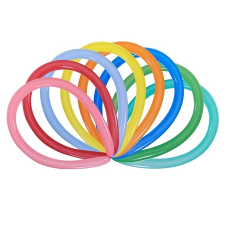 Twisting ball 270, pastel, set of 100 pcs., Mix
