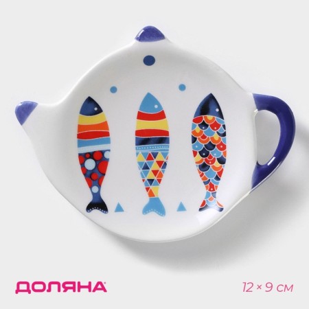 A stand for a tea bag of the share "Emelya", 12 × 8.4 cm