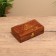 Casket "leaves" wood 20x13x6 cm