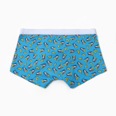 Panties men's boxers, tequila color on blue, rr 46 (s)-2