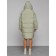 Coat insulated winter female, size 44, color light green