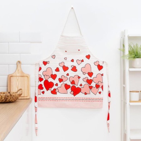 Apron "Ethel" Cat’s Love 60x65cm, 100% cotton, sarzha 190 g/m2