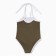 Swimsuit Assed children's minku color green growth 140-146 cm