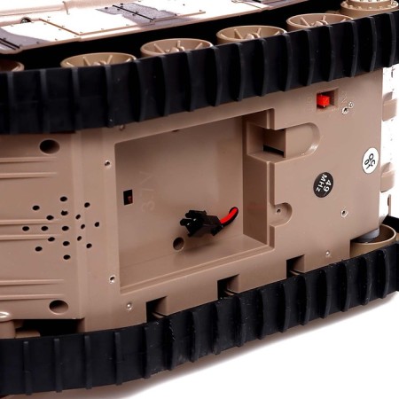 Radio -controlled “Battle” tank, shoots, smoke effect, brown color-5