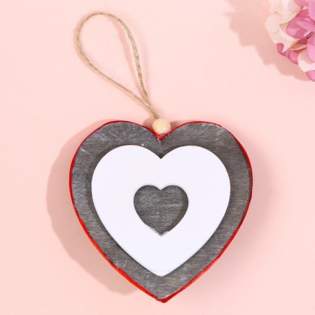 Wooden suspension "Heart"-2